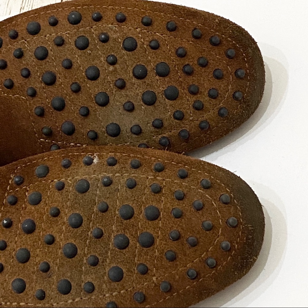 KROLL Italy Brown Suede Leather Men’s Loafers 44 - Picture 12 of 16